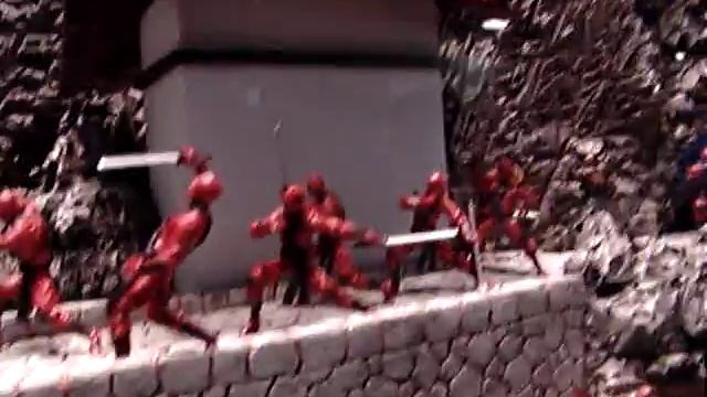 2012 SDCC GI Joe diorama: Ninja battle