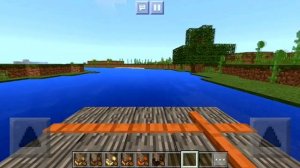 Как сделать плот в Minecraft PE 1.3 без модов?