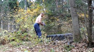 Функциональная тренировка в лесу Functional training in the forest