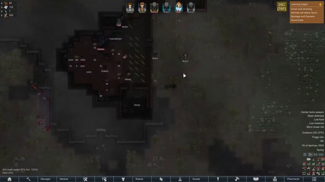 Starting a kingdom! EP1 #rimworld #mod #medieval смотреть онлайн