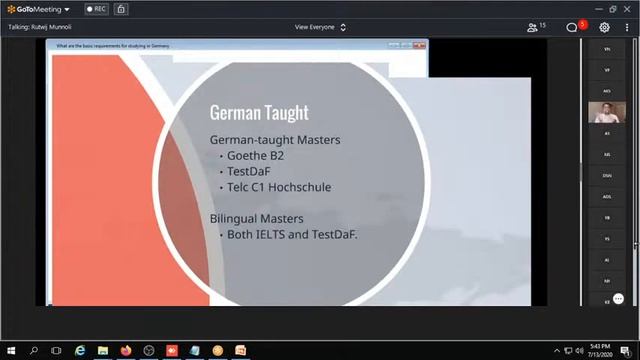 Day 1 Webinar on M S Abroad: Preparation required and current experience , by Mr. Rutwij Munnoli смотреть онлайн