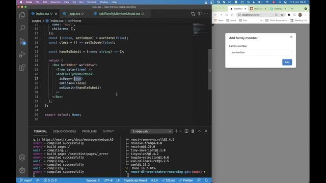 Tree structures in React - Build a family tree