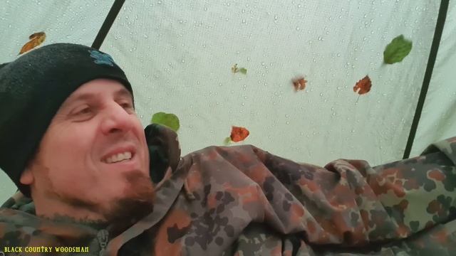 Deep woods solo wild camping in heavy rain | Luxe sil hexpeak V4 tent | Overnighter | fry up! смотреть онлайн