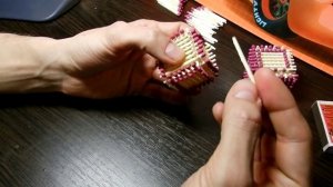 Как сделать Домик из спичек - ч1 кубик. Основание для спичечного домика