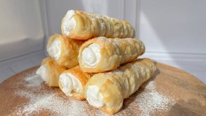 Те Самые Пирожные Из Детства: Трубочки С Белково - Заварным Кремом