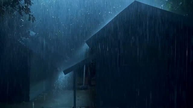 DUERMETE EN 5 MINUTOS ? con Lluvia en Techo de Madera en 10 Horas ⛈️ ASMR Lluvia Y Tormenta