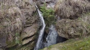 Медовые водопады в 4к. Карачаево-Черкесия. Футажи водопадов. Водопады весной. Релакс-видео.