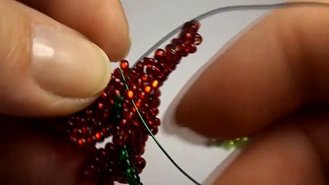 Веточка Плюща. Мастер класс бисер для начинающих. Часть 3 из 3 смотреть онлайн