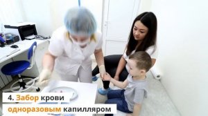 Забор крови из пальца в клинике "АпрельКа" г. Калининград