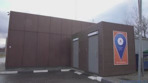 Туалетный модуль "Дублин" на трассе М10 Москва-Тверь