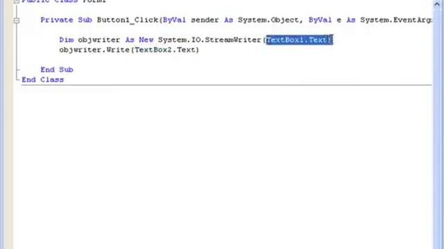 VB NET Tutorial 43 Saving Text Files Visual Basic 2008 2010 смотреть онлайн