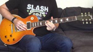 Guns N' Roses - Double Talkin' Jive (guitar cover) with Gibson Slash VOS Aged & Signed!!