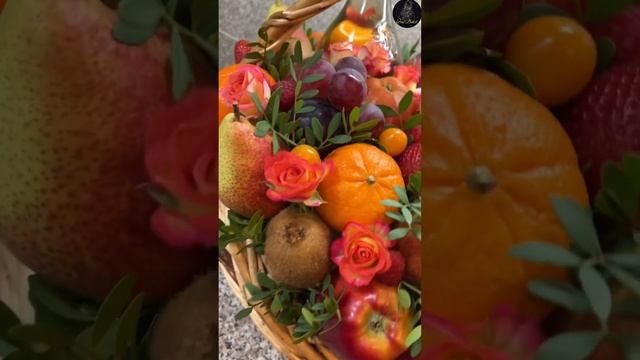 Фруктовая Корзина/Подарок Любой #фруктоваякорзина #съедобныебукеты #фудфлористика #фрукты