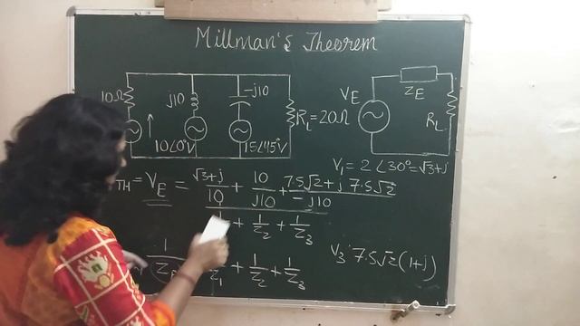 millman theorem  for ac circuit