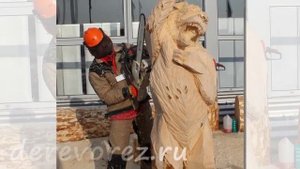 Деревянная скульптура бензопилой