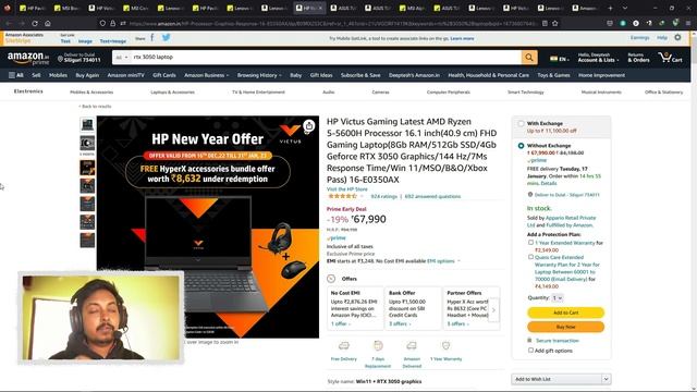 REPUBLIC DAY Sales Part 2 - Top Gaming Laptop Deals | 90W 3050 at 60k | MSI Alpha 15 RX 6600M at 74 смотреть онлайн