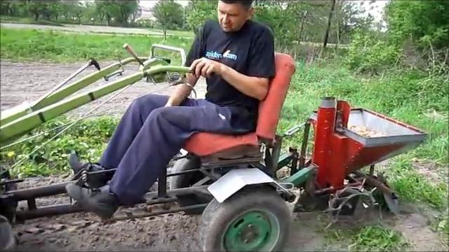 Картофелесажалка с адаптером