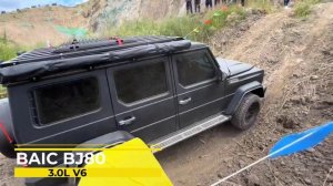 Haval H9 2 0L vs BAIC BJ80 3 0L V6 and Tank 300 vs BJ40 2 3L Off road Driving