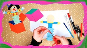 Clown Craft for Kids II Clown basteln II Клоун из бумаги ?