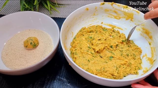 Beat the Chickpeas with an egg and you will be delighted from resultQuicktasty and cheap Breakfas