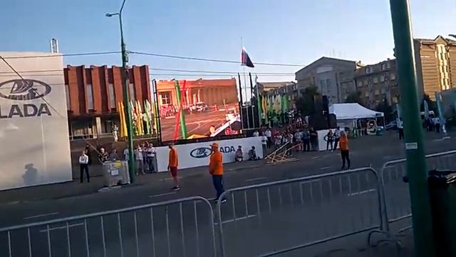 День города Липецк Lada Vesta Lada Priora Lada Kalina авто трюки ч.4 смотреть онлайн