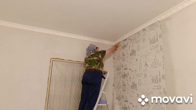 Как начать клеить обои с подбором рисунка