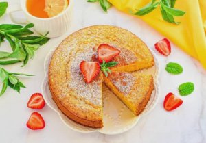 Манник с тыквой на кефире