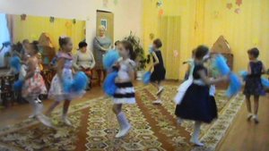 Танец "Дождик" - старшая группа