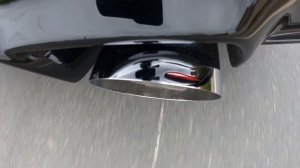 bmw f20 118i b38 a15 straight pipe exhaust sound +pops and bangs