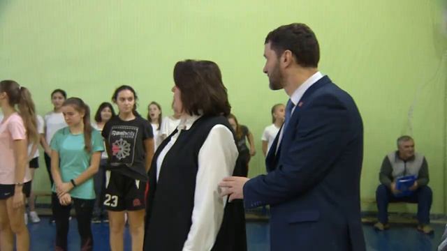 Глава Раменского городского округа посетил Новохаритоновскую школу