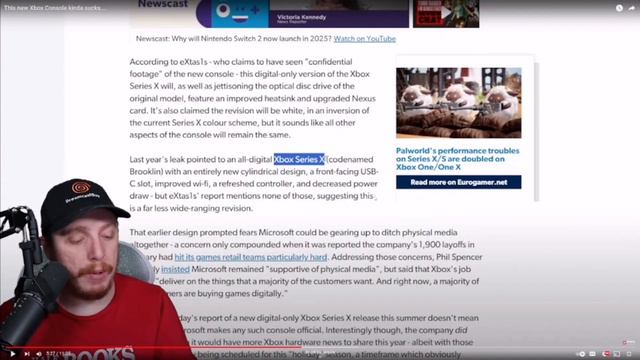 DREAMCASTGUY DOES NOT LIKE THE LEAKED XBOX | GRIFFIN GAMING REACTS смотреть онлайн