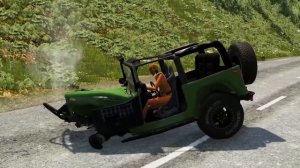 Тачки против Массивных Выбоин - BeamNG Drive