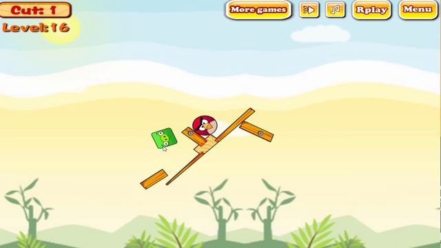 Angry Birds Piggies Out - KICK OUT ALL SQUARE PIGGIES WALKTHROUGH SKILL GAME! смотреть онлайн