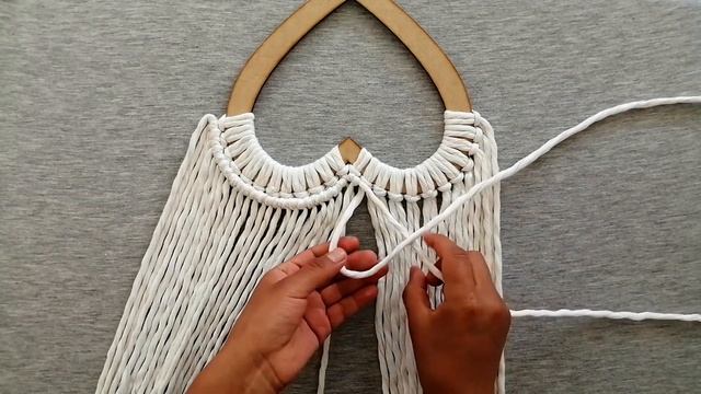 DIY ALAS de ANGEL en MACRAME (paso a paso) | DIY Macrame Angel Wings wall hanging Tutorial смотреть онлайн
