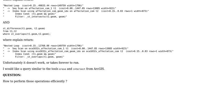 GIS: How to USE ST_difference AND ST_intersection in case of multipolygons? (PostGIS)? смотреть онлайн