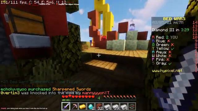 ?LIVE stream playing Minecraft java bedwars смотреть онлайн