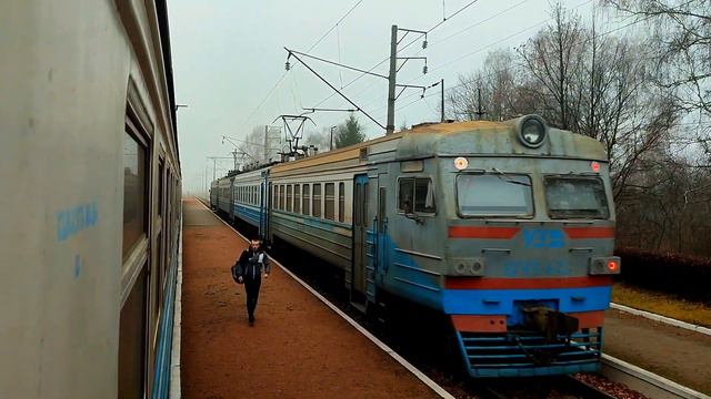 Недільна зустріч | ЕР9Т-672 | Поїзд № 6306 Чернігів - Ніжин