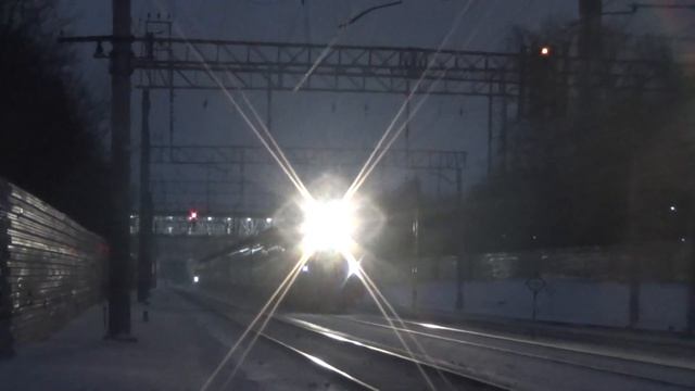 Электропоезд ЭД4М-0478 сообщением Раменское - Москва смотреть онлайн