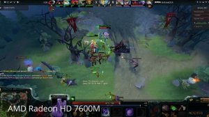 AMD Radeon HD 7600M series Dota2