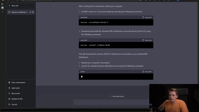 Install Ubuntu on Windows 11 fast using GhatGPT 4 смотреть онлайн