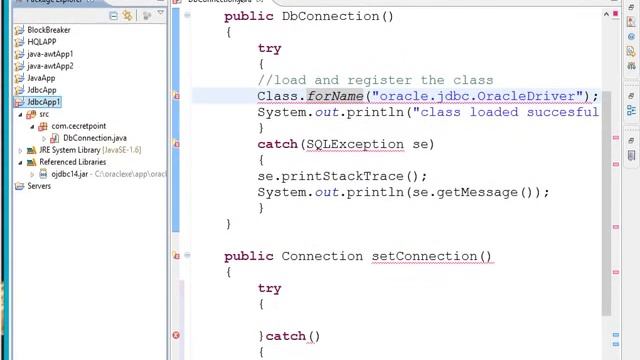 JDBC Program To Connect With Oracle 10G Database-Part 1 смотреть онлайн