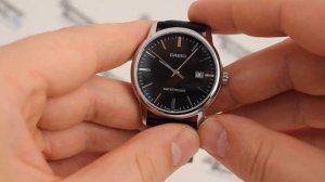 Casio MTP-V002L-1A (MTP-V002L-1AVEF) - видео обзор недорогих часов | Watch-Forum.RU