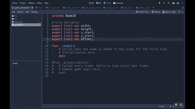 Part 3 - Making 2D Arrays: Make a game like Candy Crush in Godot. смотреть онлайн