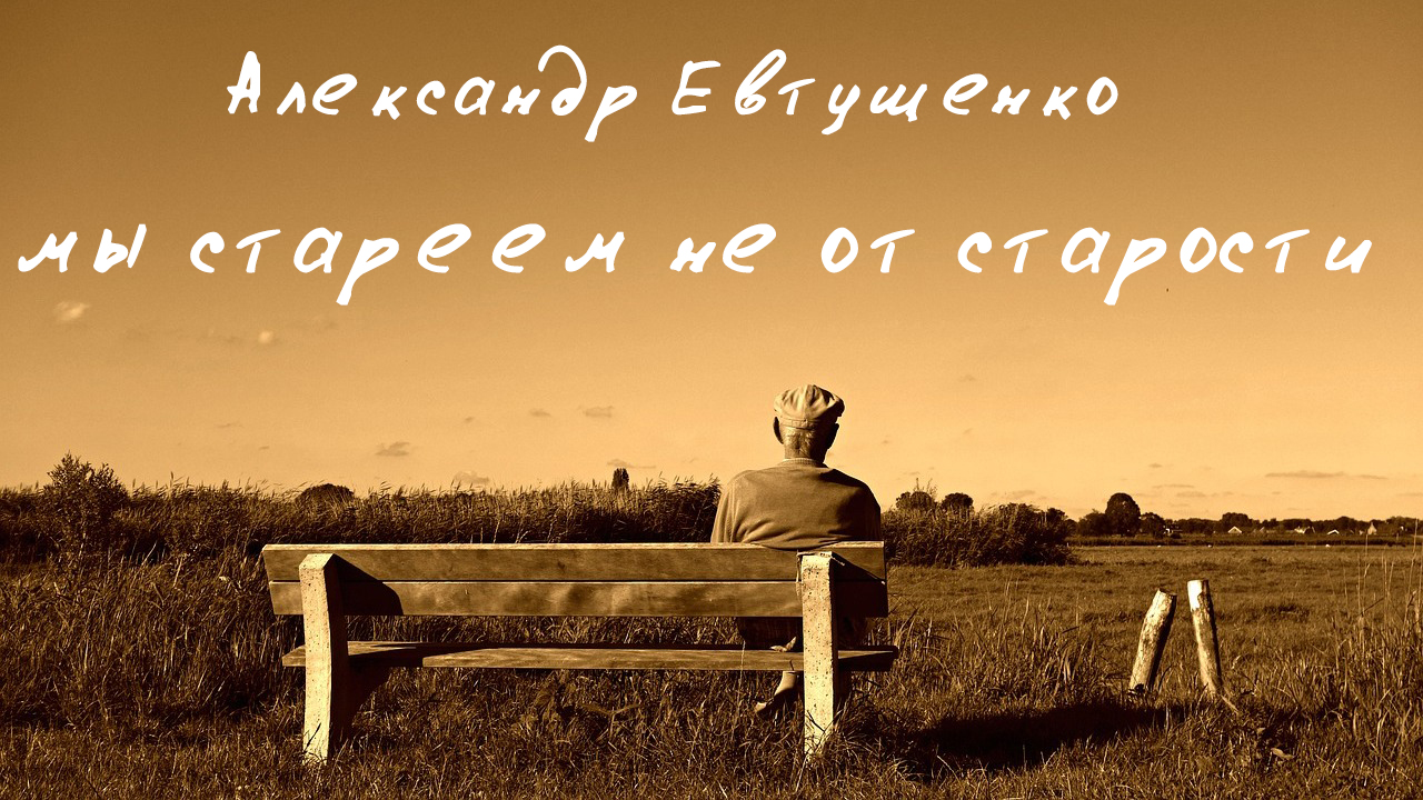 Александр Евтушенко: Мы стареем не от старости... [стихи]