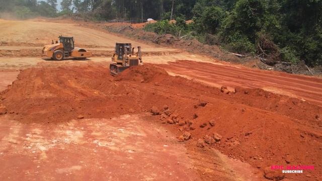 Incredible! Basic Mountain Road Construction Foundation With Bulldozer Skill And Dump Truck! смотреть онлайн