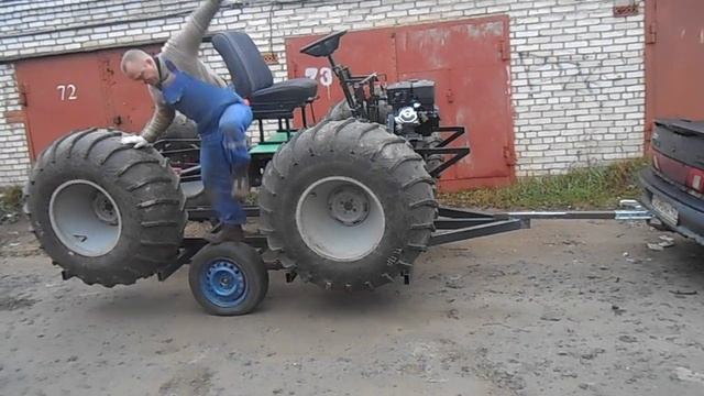 Прицеп для перевозки вездехода . смотреть онлайн