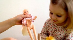 Распаковываем беременную куклу Дефа мама Беременная барби  Defa filing mother