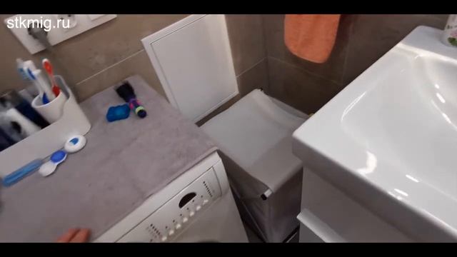 Ремонт ванной и туалета керамогранитом 300x600 - СТК Миг смотреть онлайн