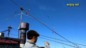 КВ АНТЕННА VMA -7  опускание и поднятие