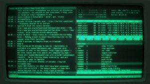 cyberpunk linux terminal (cool-retro-term)